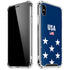 USA Flag Stars iPhone XS Max Clear Case